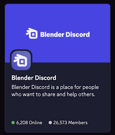 Here’s a fun redesign for the Blender Discord. The purpose o...