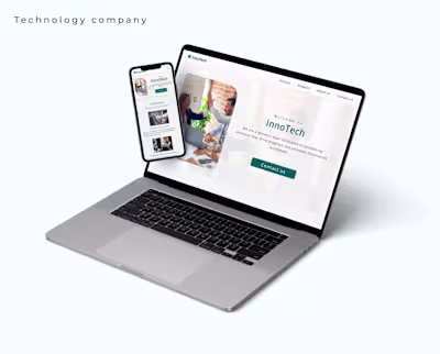 InnoTech - Responsive website for Technology company