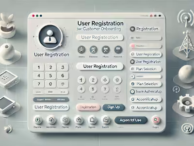 Telecom based Customer Onboarding web app