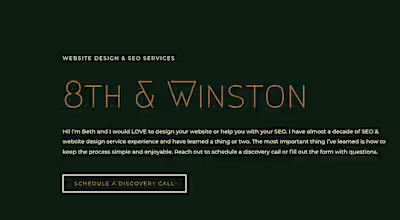 SEO & Website Design | Digital Marketing | 8th & Winston