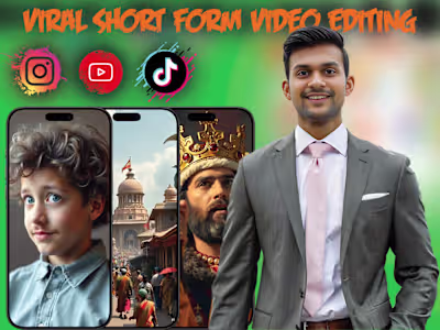 I will do short form video editing for instagram reels, youtube…