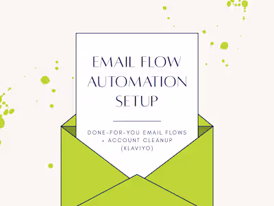 Done-for-You Email Flows (Klaviyo)