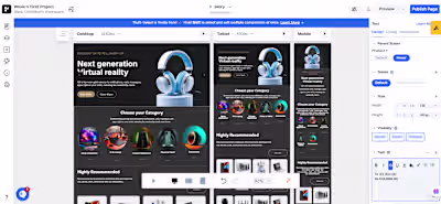 Responsive Web Development Project