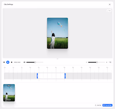 Clip Settings - ViewMax Product Design