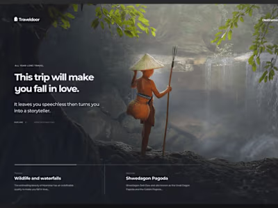 Explore Your Next Travel Destination - Website Design