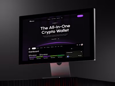 Unicron – Crypto Fintech Website