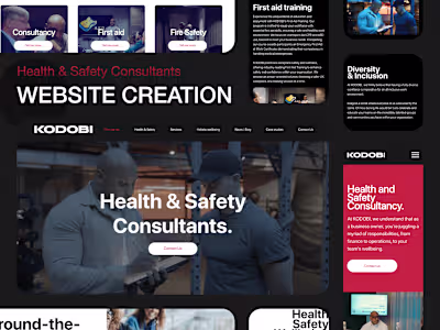 Web Redesign and SEO for Health and Safety Consultants