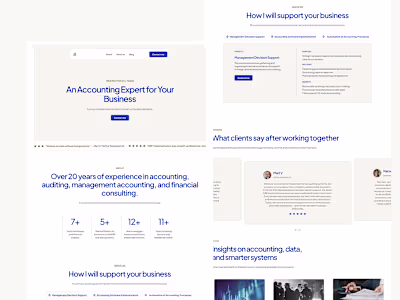 Accounting Expert - Framer Website