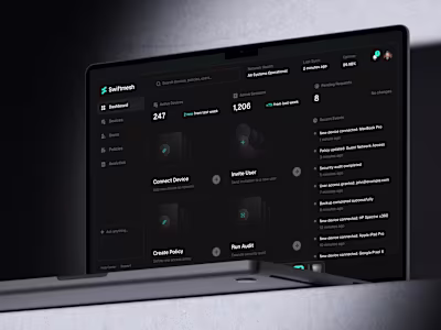 Swiftmesh Branding and Dashboard Design
