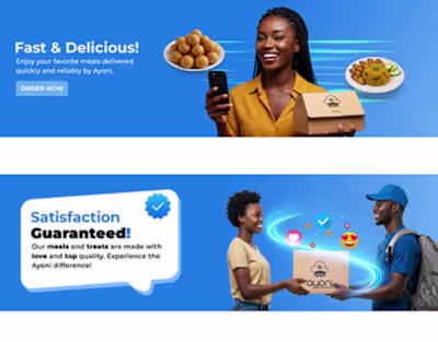 Food Brand Visuals (Banners, Social Flyer)
