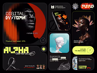 Digital Dystopia - Futuristic NFT Design 