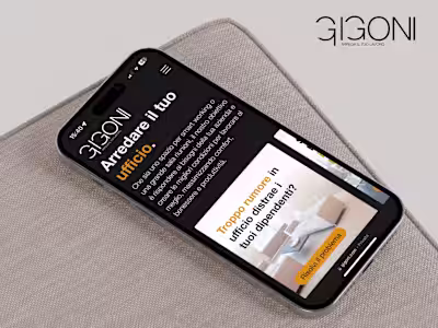 Gigoni, Furniture Website | UX UI Product Design
