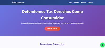 Consumer Rights Website for ProConsumo