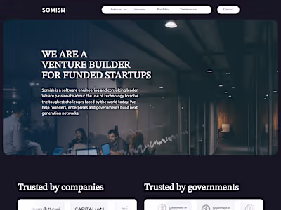 SOMISH Website -  Wordpress to Webflow Migration