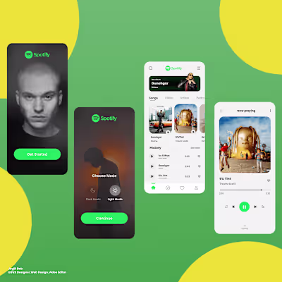 Spotify UI Redesign (concept)
