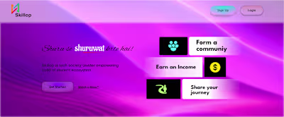 website homepage design
