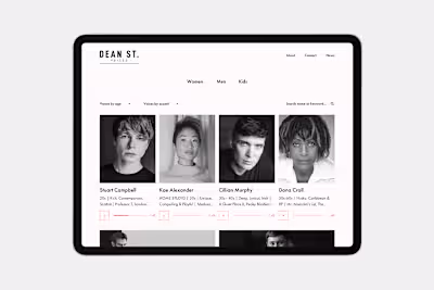 Website Design & Development for Dean St. Voices