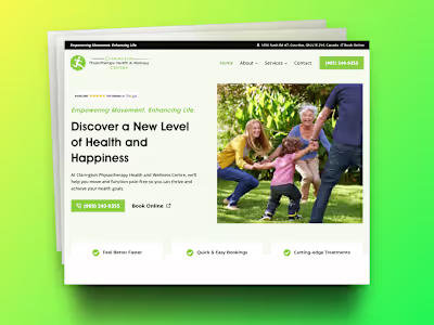 Wordpress Web Design and Dev for Healthcare Centre