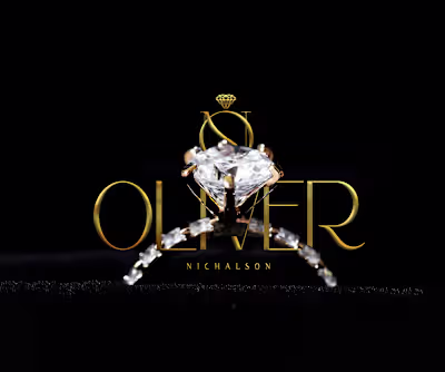 Oliver Nichalson Luxury logo Design and Branding by Axtra™️