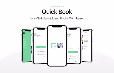 Quick Book - Book Buying & Selling App UI/UX