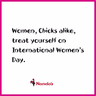 Nando's Copy (spec work)