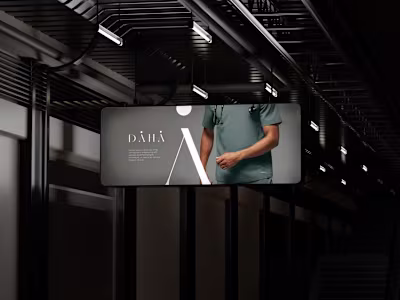 Daha Brand Identity: Medical Precision Meets Elegant Design