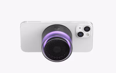 MagSafe-compatible speakers is designed to