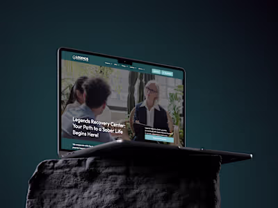 Legends Recovery - Webflow Development