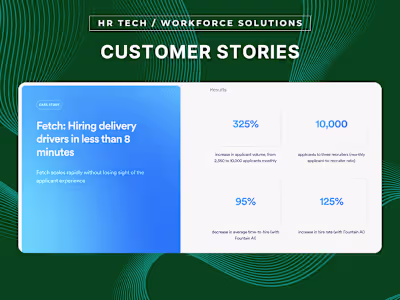 HR Tech Customer Stories - Fountain