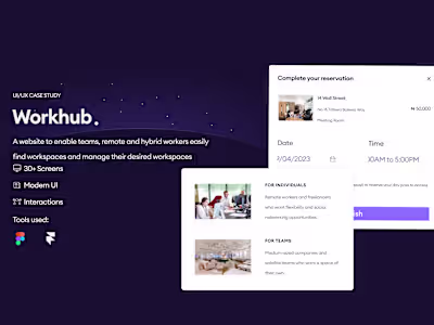 Workhub on Behance