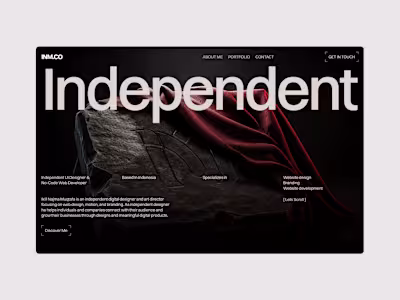 Personal Portfolio Website | INM.CO