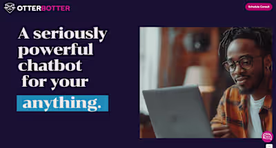 OtterBotter website and chatbot