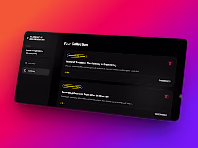 Engineered a context-aware, AI-powered discovery