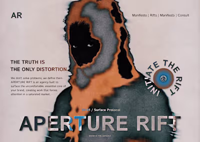 17/ 30: APERTURE RIFT Hero. The challenge: Design a hero tha...