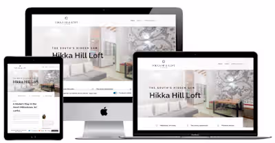 Hikka Hill loft on Divi