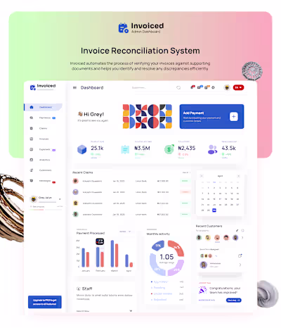 Invoice Reconcilliation Sytem