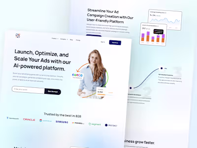 AI Marketing Platform Web Design
Close the dialog