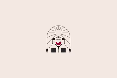 “Elegant, artisanal logo design blending wine, harvest, and ...