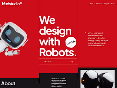 Nuestudio is a Web 3.0-inspired