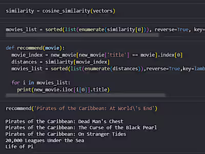 Movie Recommendation System
"The image above