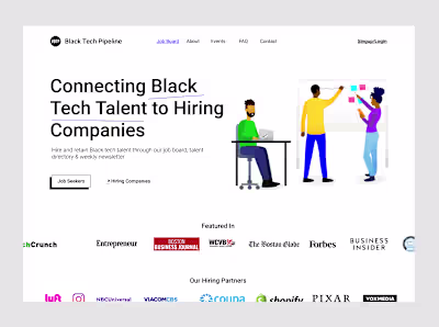 Recruiting website modern redesign 