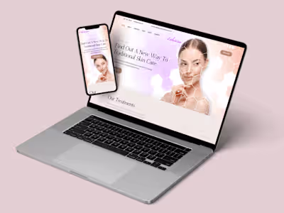 
Esthetician - Skin Care Landing Page Design