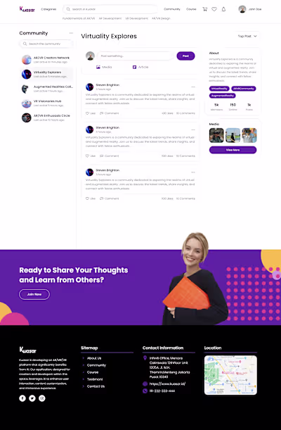 E-Learning for AR/VR Creators
