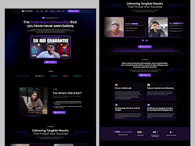 Quantum spike Digital - Framer website