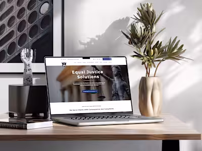 Equal Justice Solutions Website Development