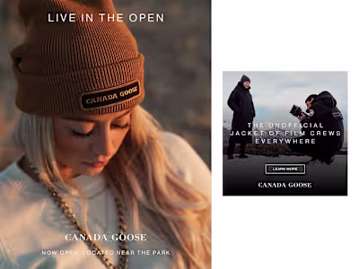 Canada Goose - Print & Digital Ad Design