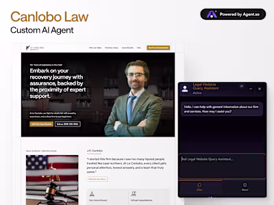 LE Canlobo Law: AI Website Assistant Without Legal Advice
