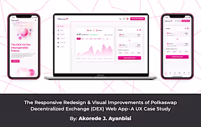 Polkaswap Responsive Redesign & Visual Improvements
