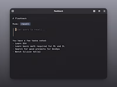 Flashback: AI-Powered Note Management Tool Development