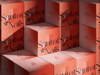 Santot Nails’ brand identity is